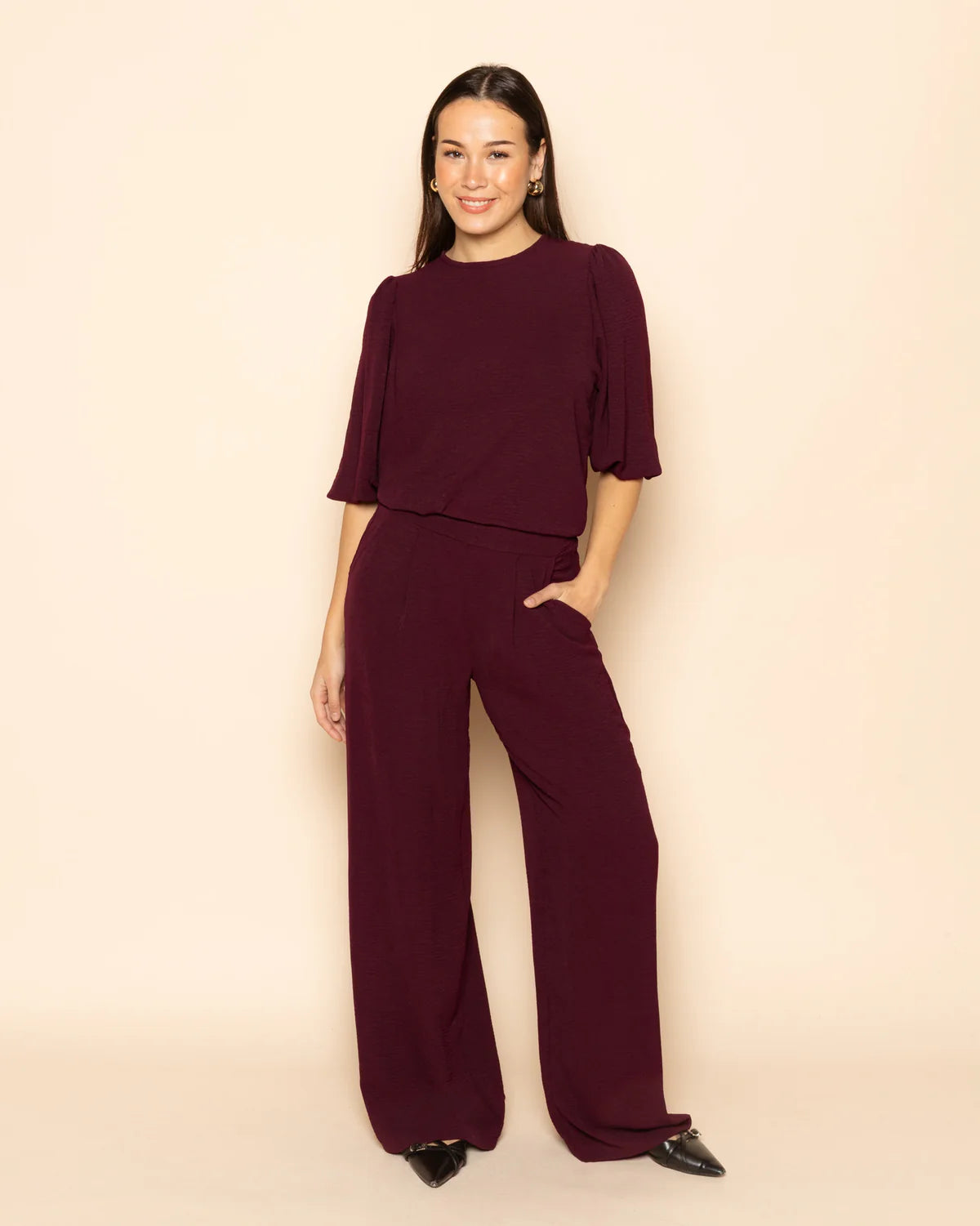 MARTA | Pantalon Traje Pinza