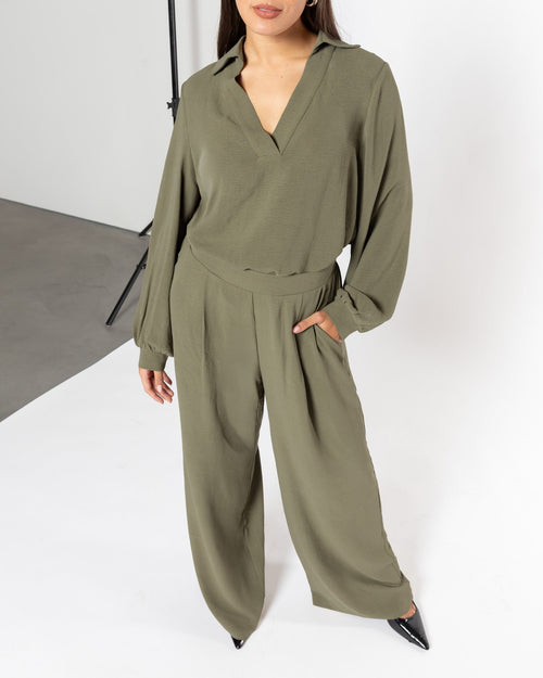 MARTA | Pantalon Traje Pinza
