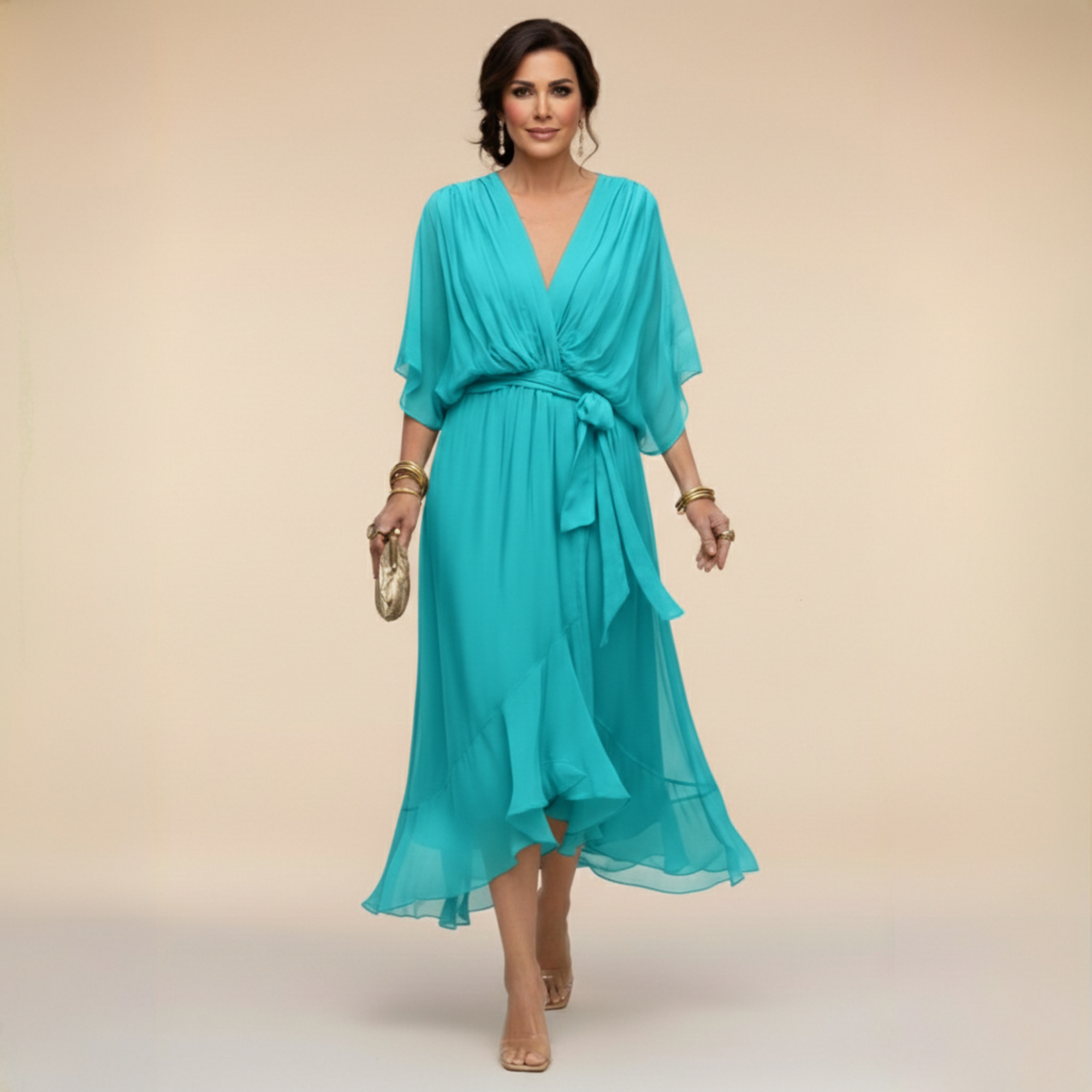 Monica | Vestido de gasa