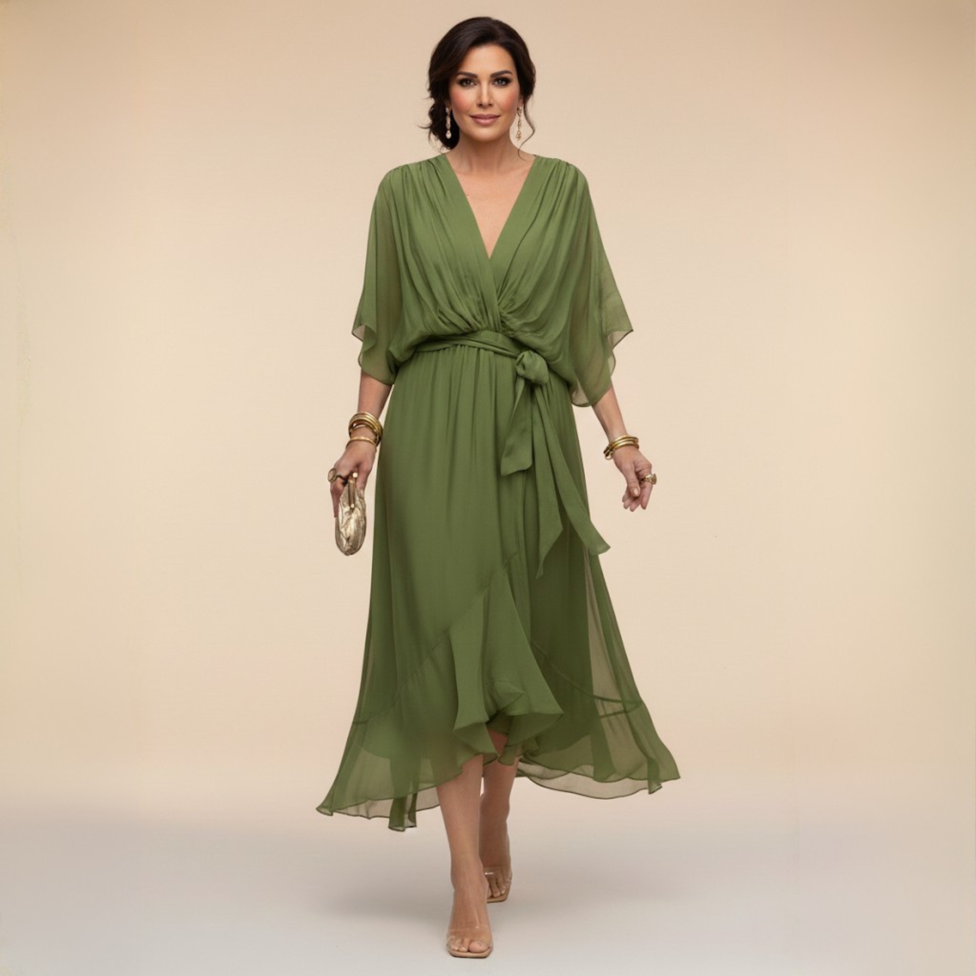 Monica | Vestido de gasa