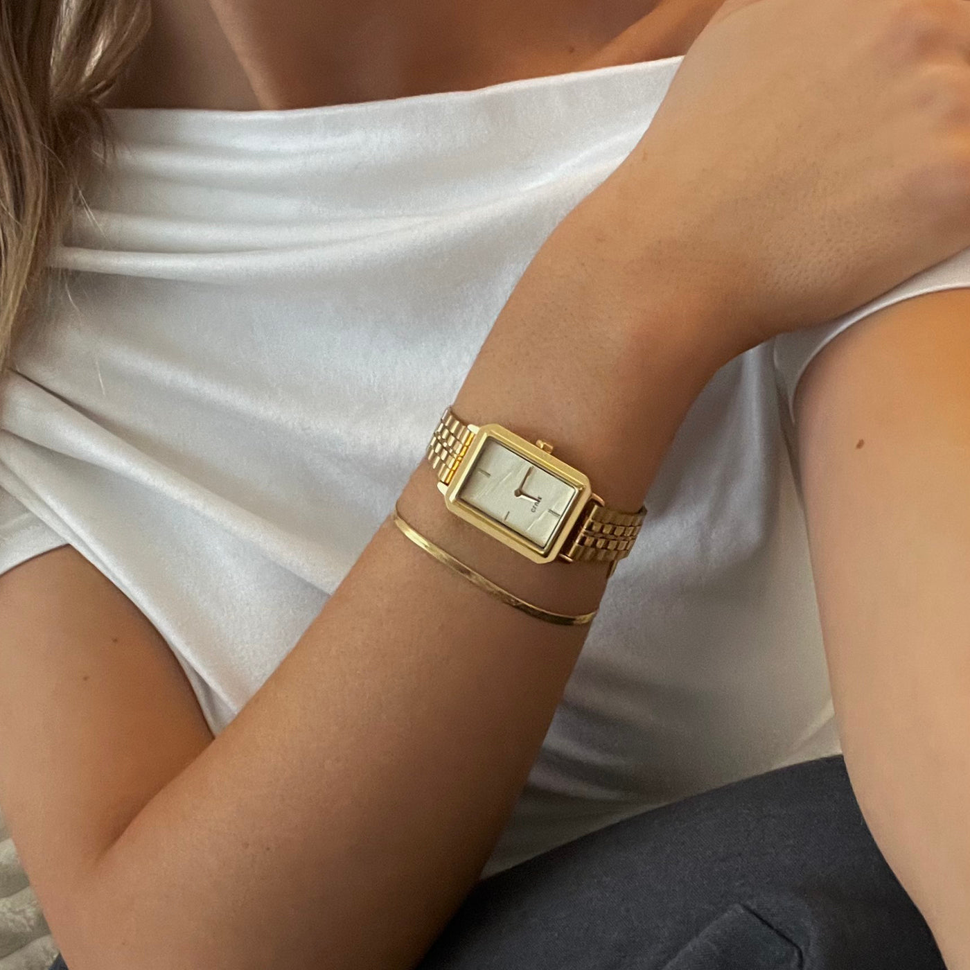 Essentielle | Pulsera Serpiente Dorada