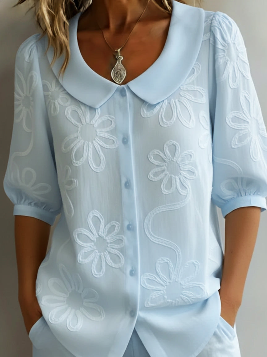 Blusa Floral Ligera | Suave, Fresquita y Perfecta para Lucir Radiante
