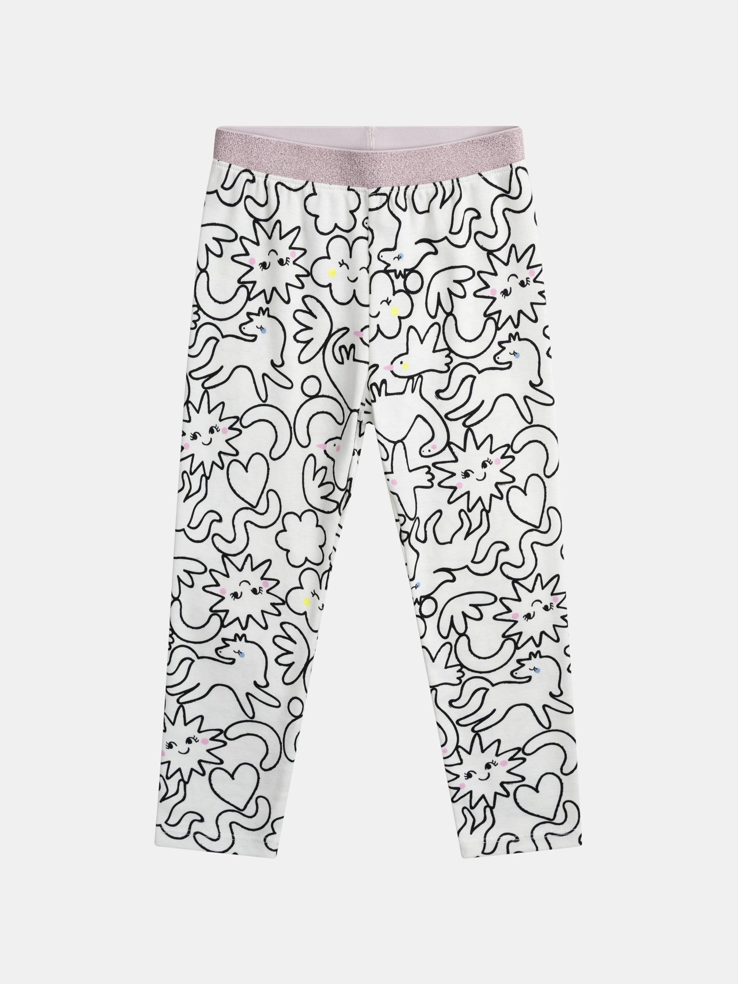 Pijama Largo para Niña Estampado Integral DREAM en Crema | Súper cómodo y bonito