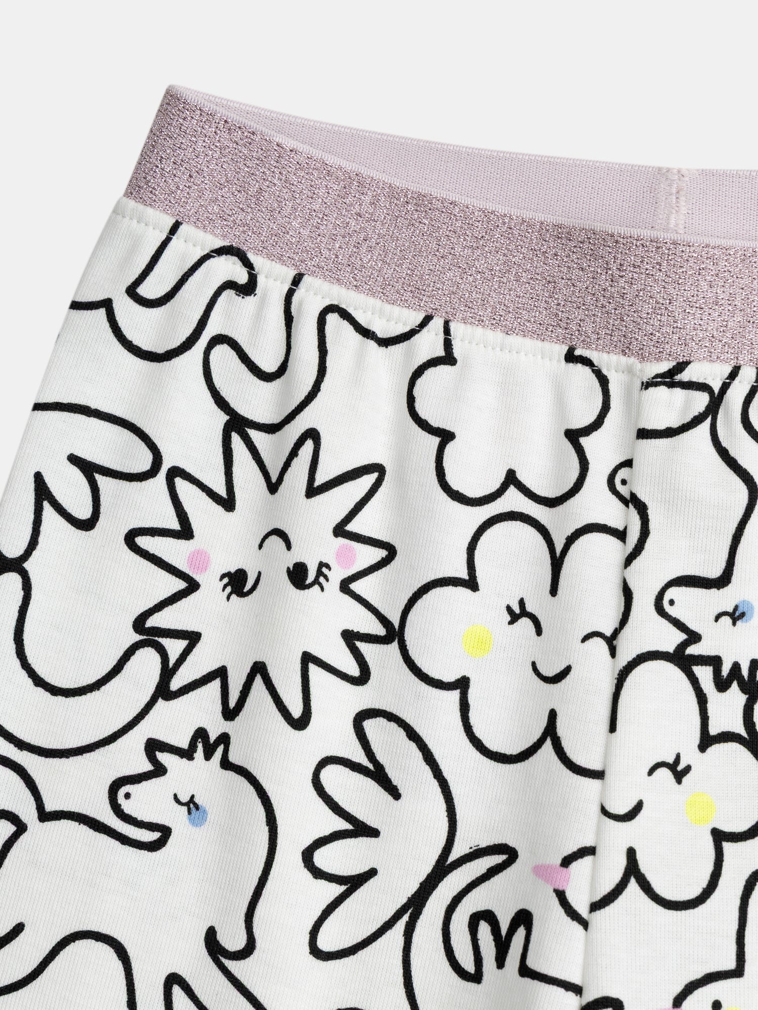 Pijama Largo para Niña Estampado Integral DREAM en Crema | Súper cómodo y bonito