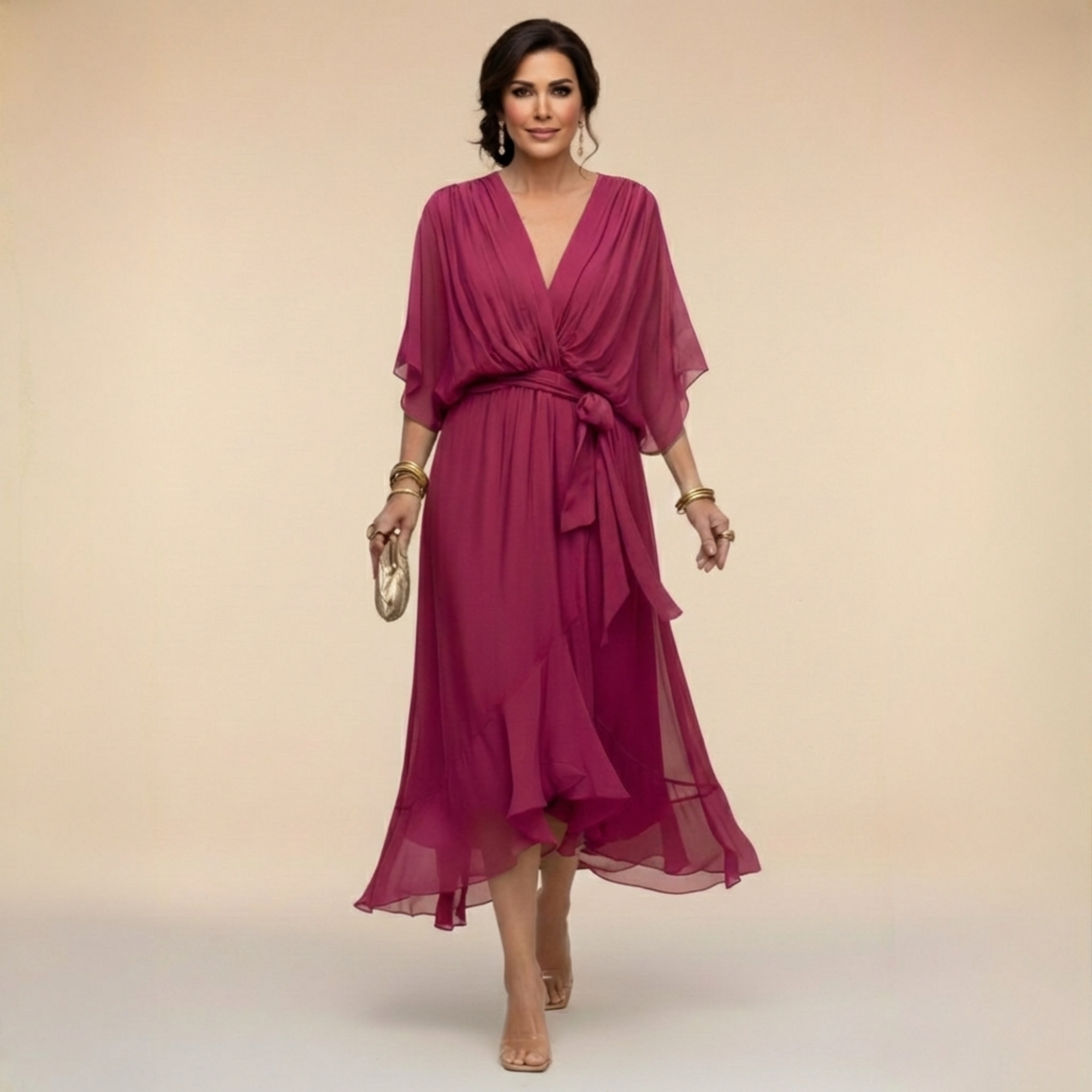 Monica | Vestido de gasa