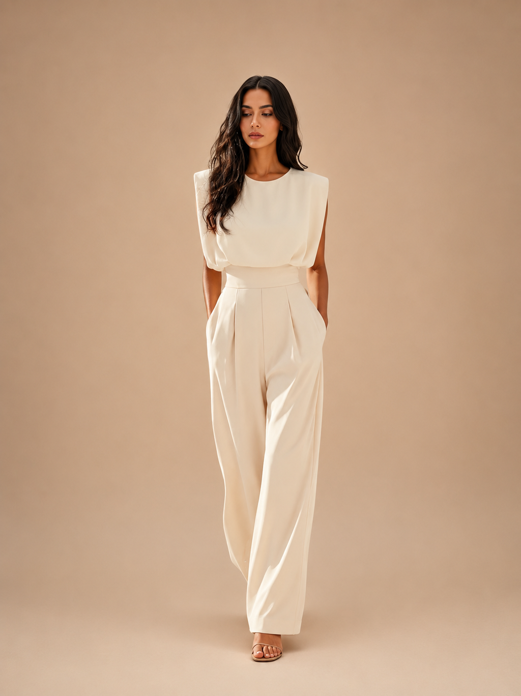 Ariana | Mono con Cintura Definida y Elegancia Atemporal