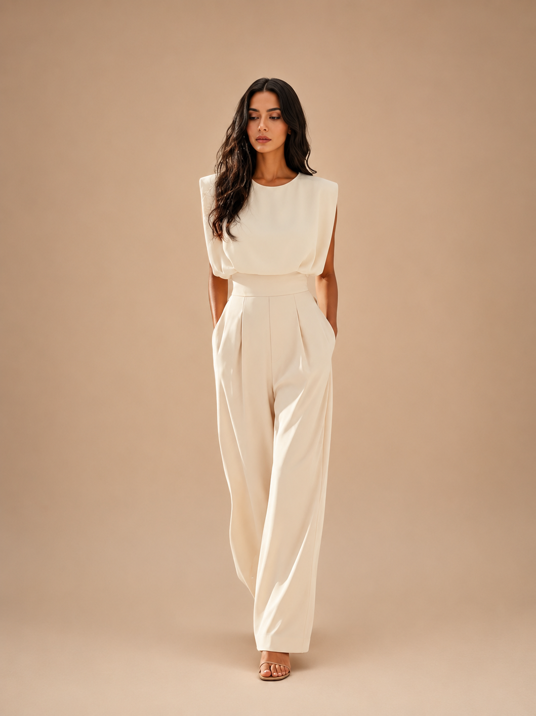 Ariana | Mono con Cintura Definida y Elegancia Atemporal