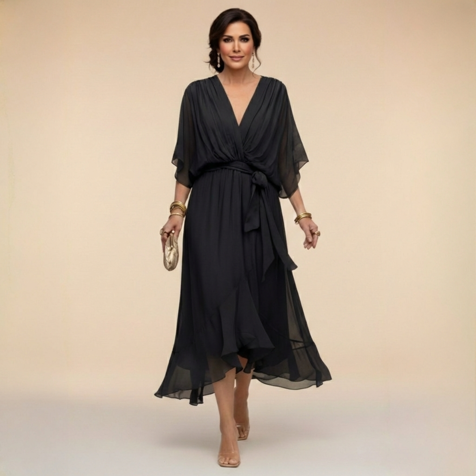 Monica | Vestido de gasa