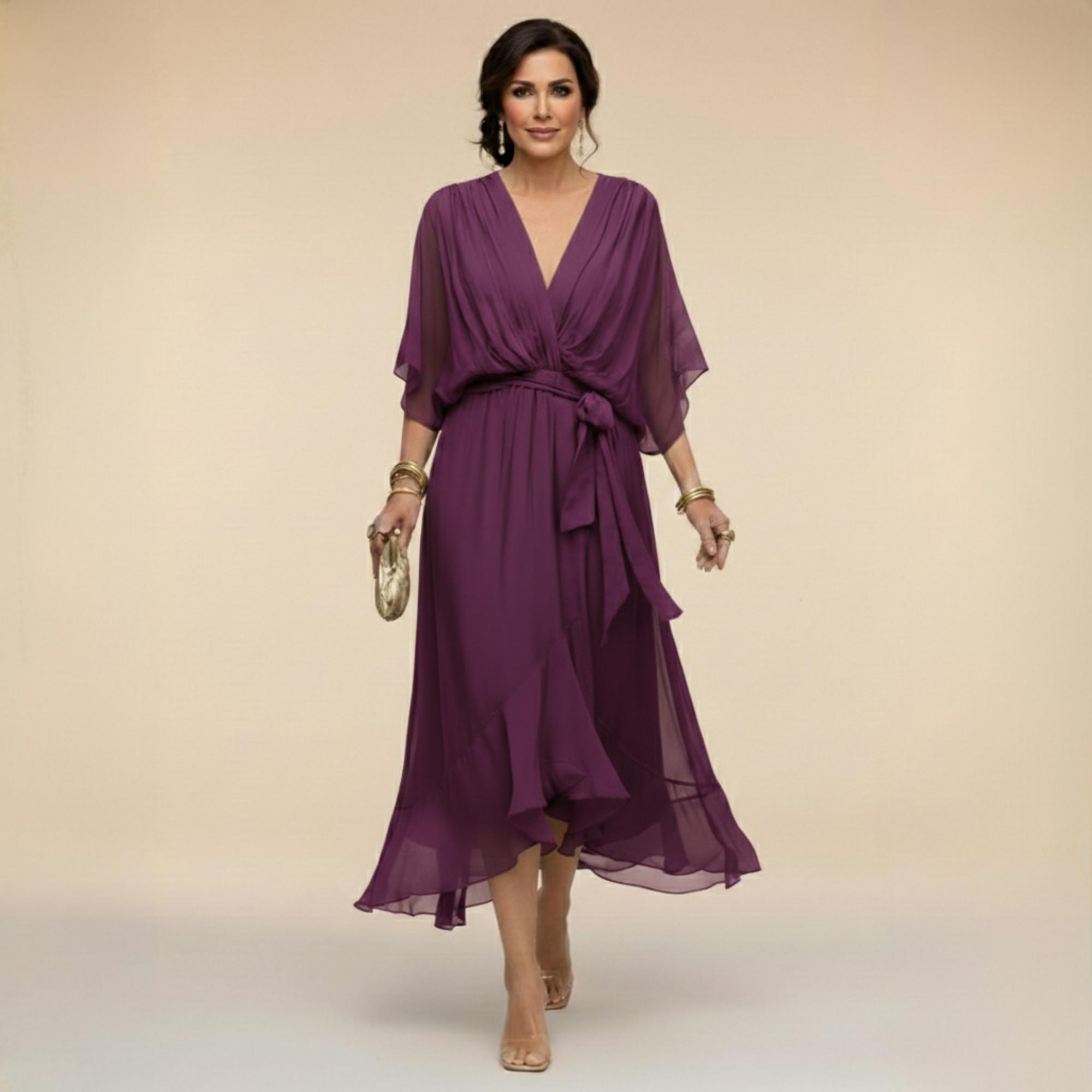 Monica | Vestido de gasa