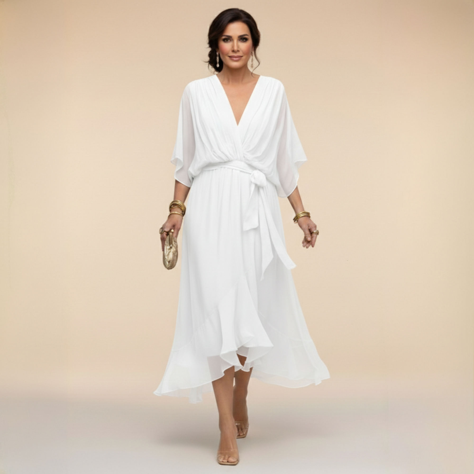 Monica | Vestido de gasa
