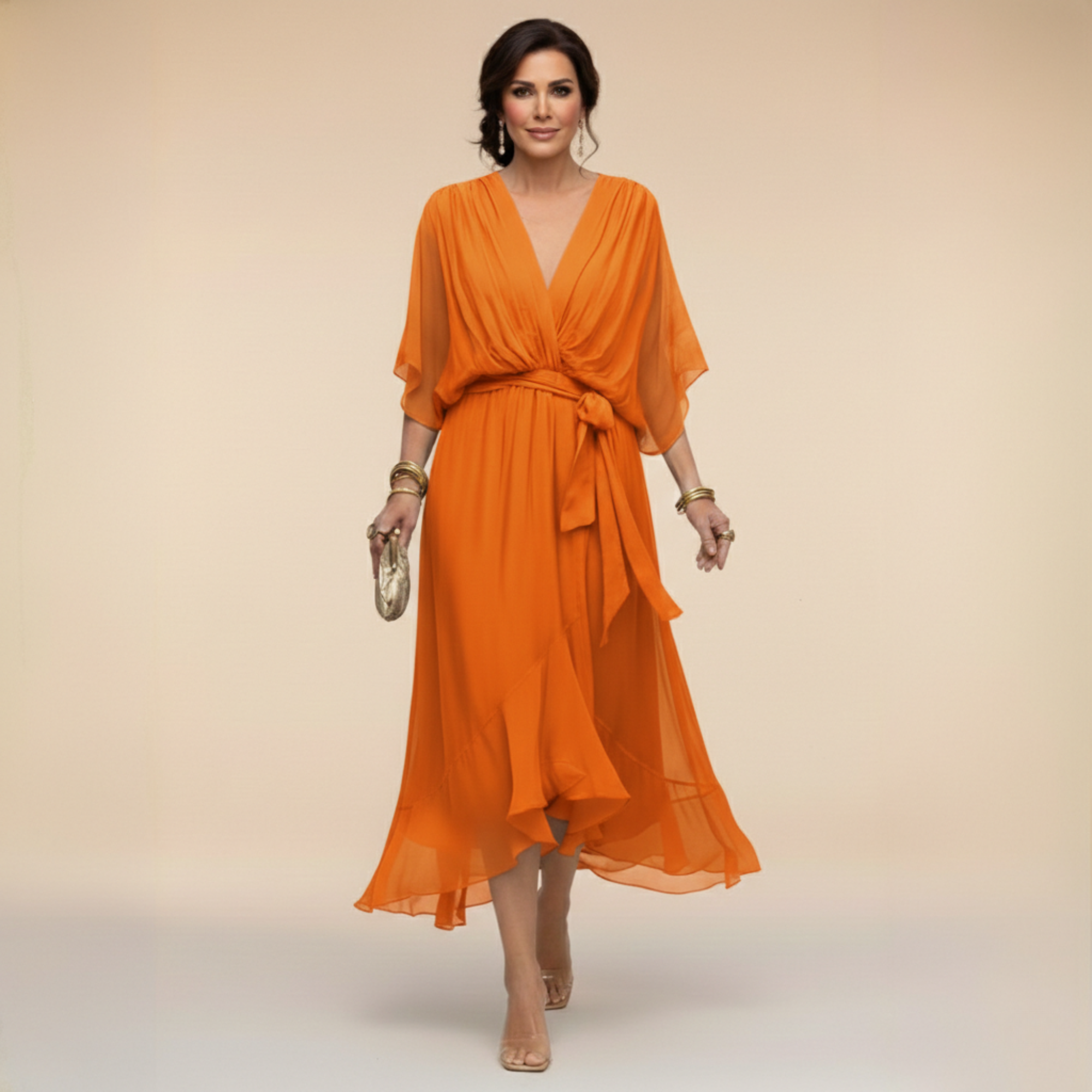 Monica | Vestido de gasa