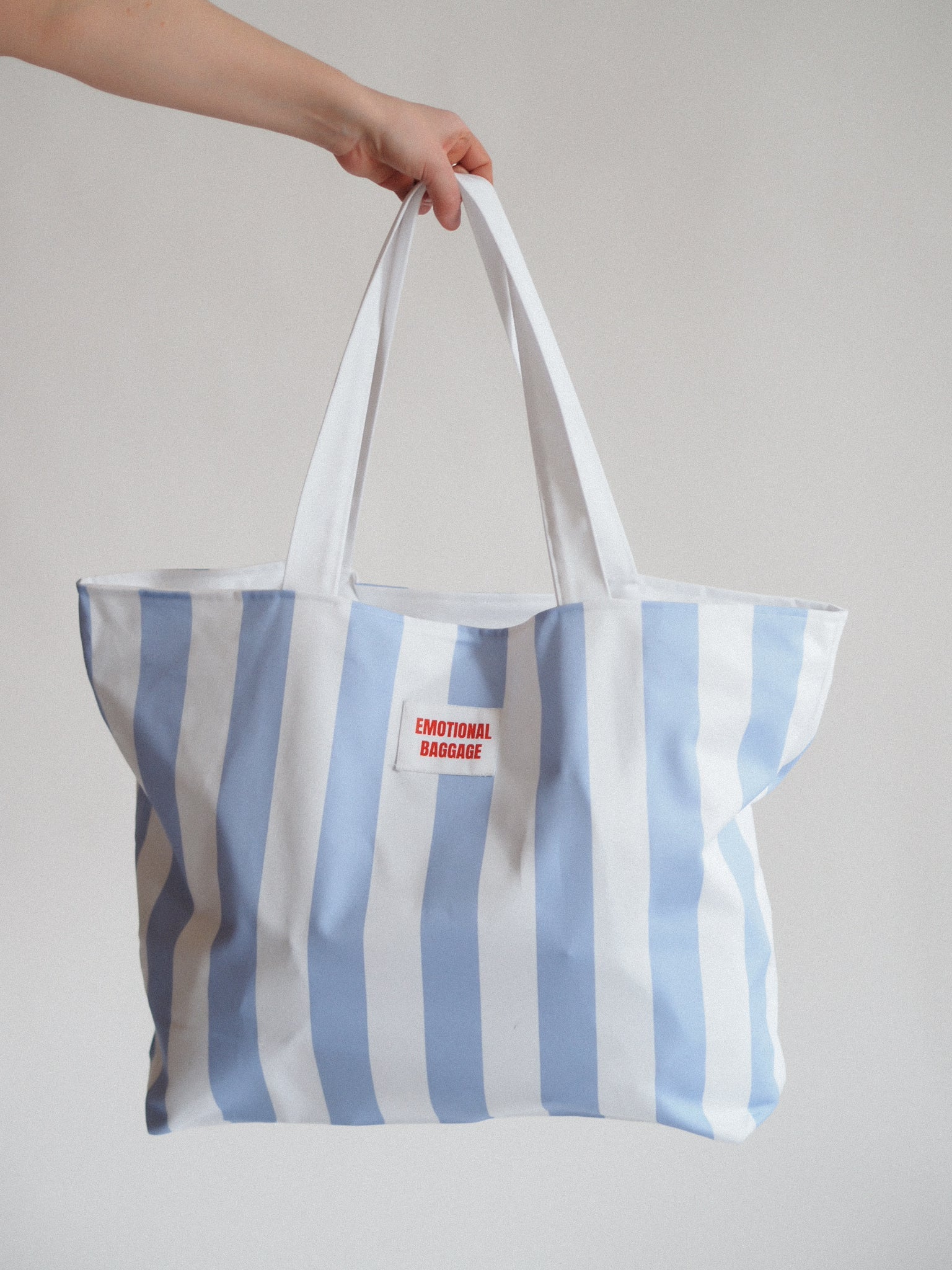 Rayas | Bolso de Fin de Semana Azul Claro