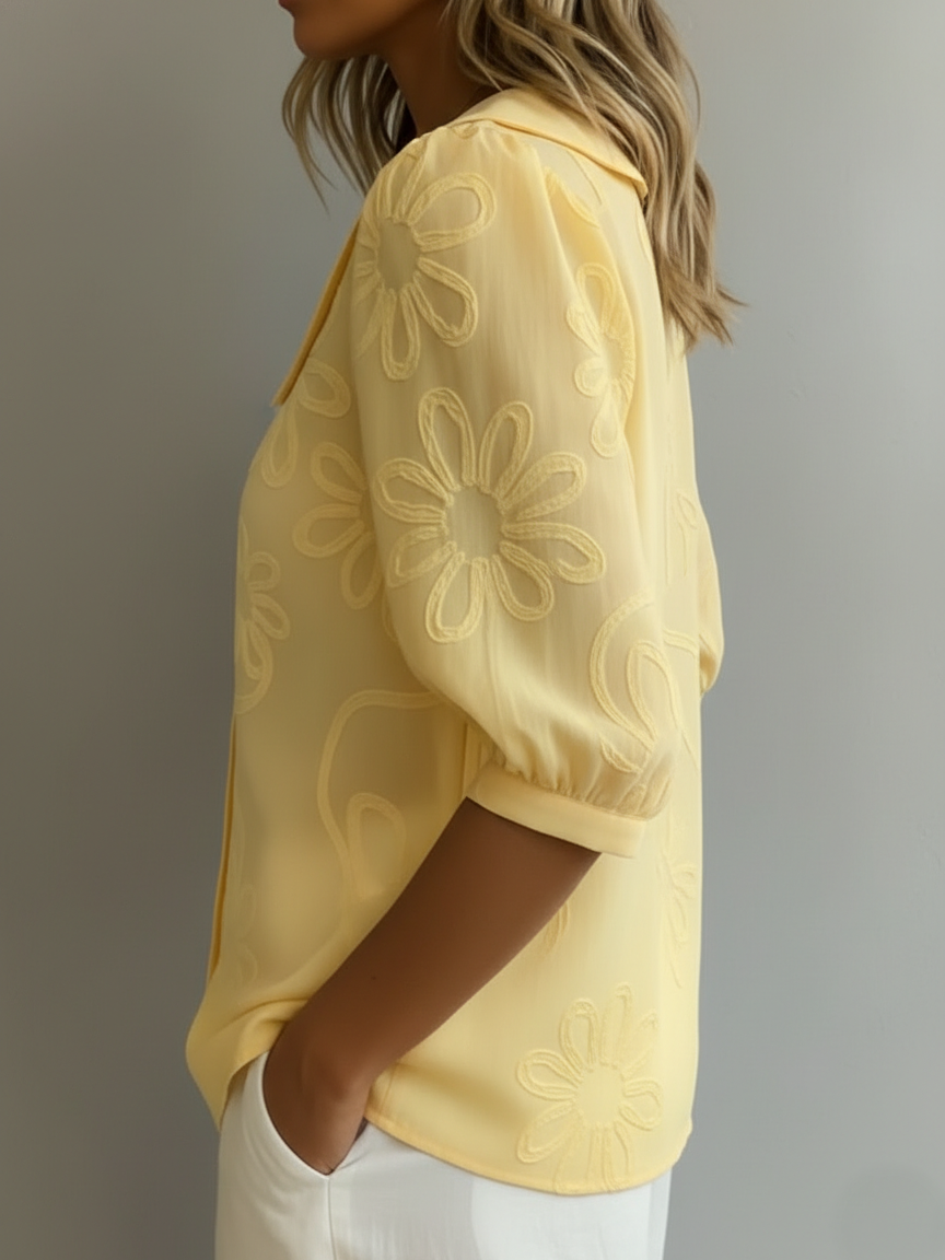 Blusa Floral Ligera | Suave, Fresquita y Perfecta para Lucir Radiante