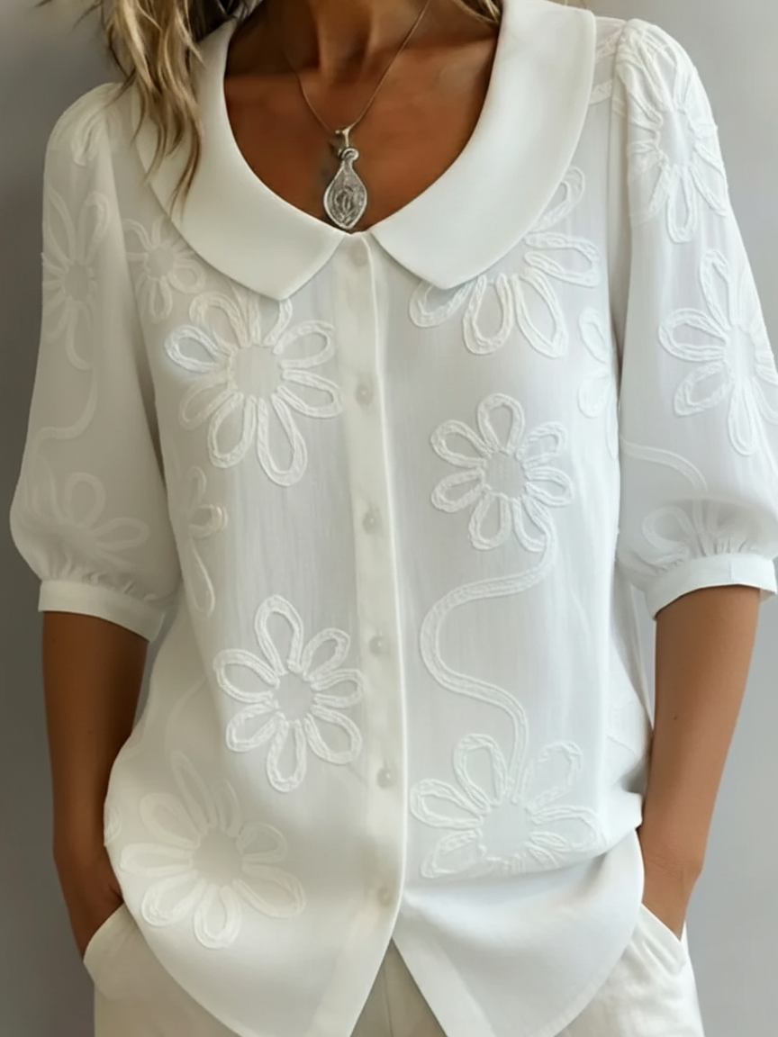Blusa Floral Ligera | Suave, Fresquita y Perfecta para Lucir Radiante
