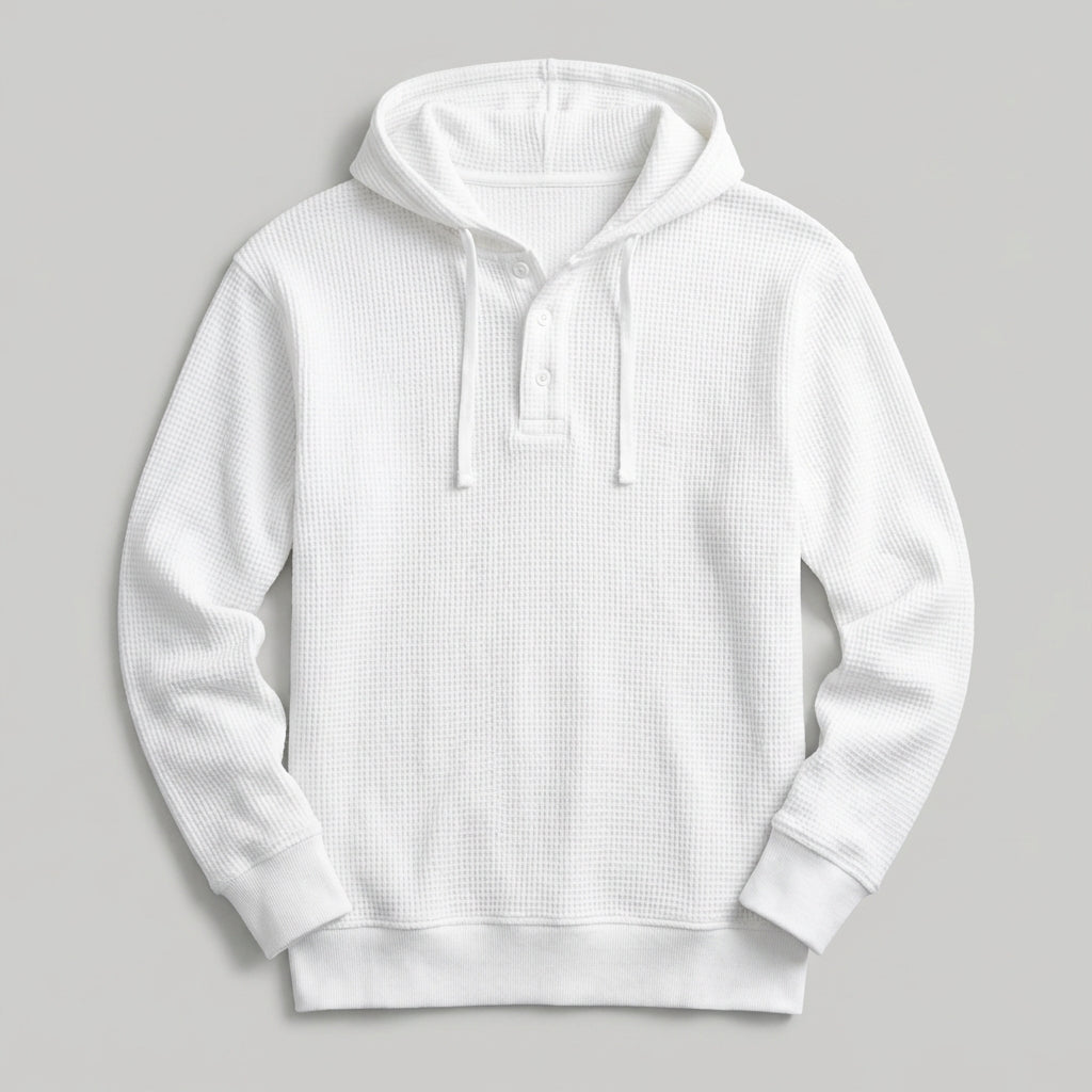 Cárter | Sudadera Waffle de Estilo Atemporal